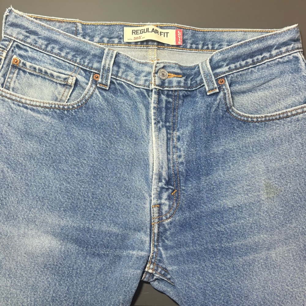 LEVI’S 505 Regular Fit Blue Jeans - Picture 5 of 12